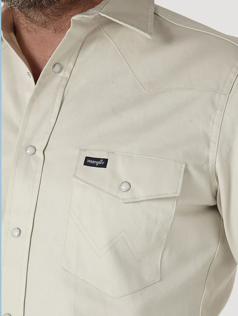 Wrangler Mens Stone Work Shirt Style MS71319 - Image 3