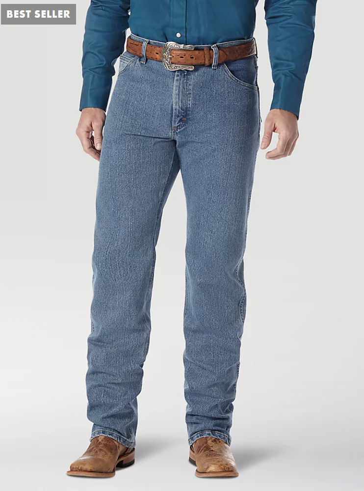 Wrangler Premium Performance Stone Bleach Men’s Jeans Style 47MACSB - Image 6