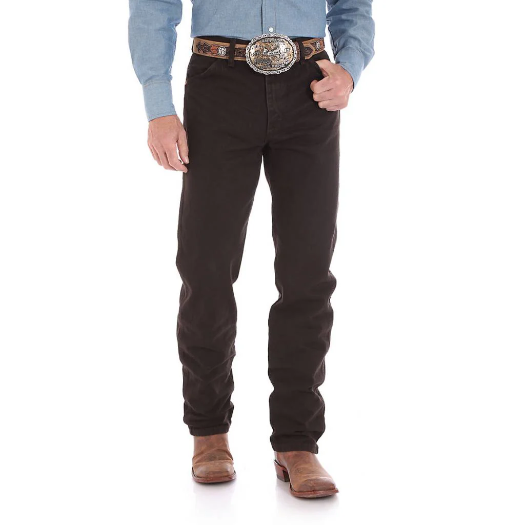 Wrangler Regular Fit Cowboy Cut Chocolate Style 13MWZKL - Image 3