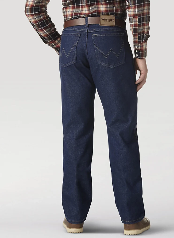 Wrangler Relaxed Fit Jean Antique Navy Style 35001AN - Image 3