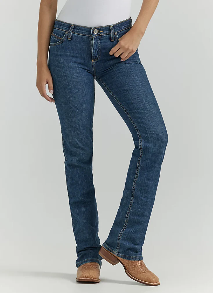 WRANGLER LADIES ULTIMATE RIDING JEAN Q-BABY IN TUFF BUCK STYLE WRQ20TB - Image 4