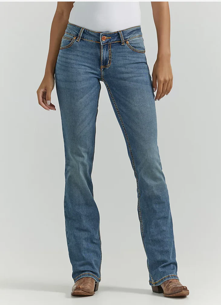 WRANGLER WOMENS WRANGLER RETRO MAE JEAN IN KM WASH STYLE 09MWZKM - Image 4