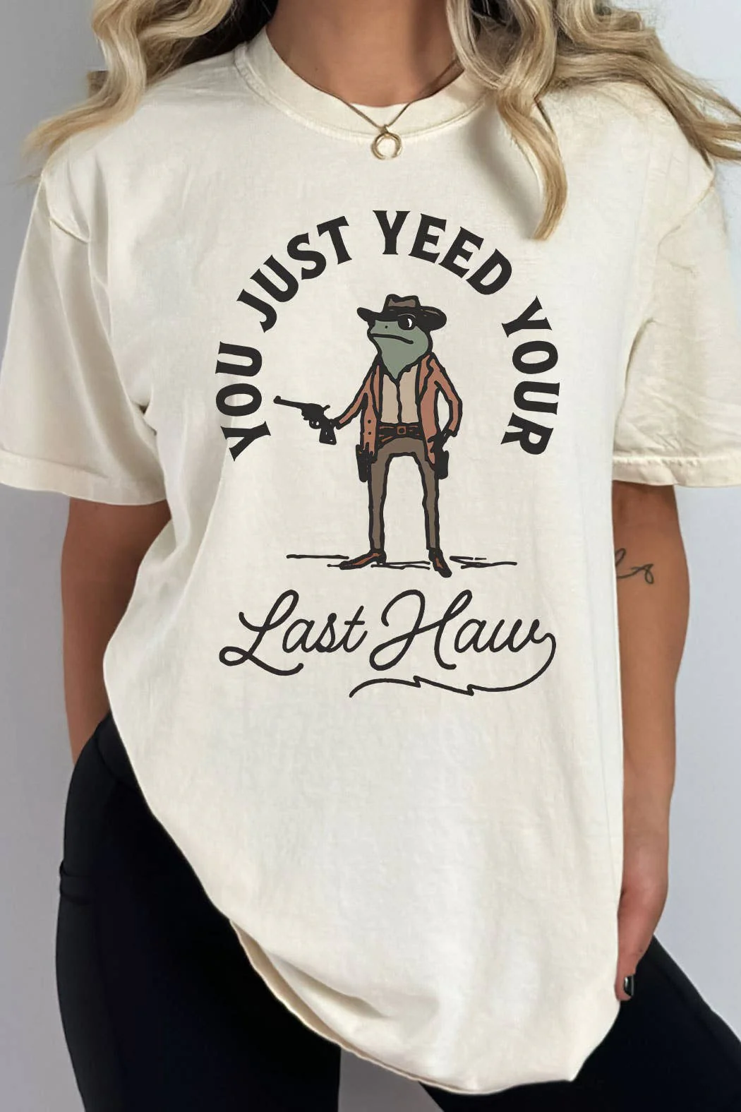 You Just Yeed Your Last Haw Comfort Colors Tee - Image 3