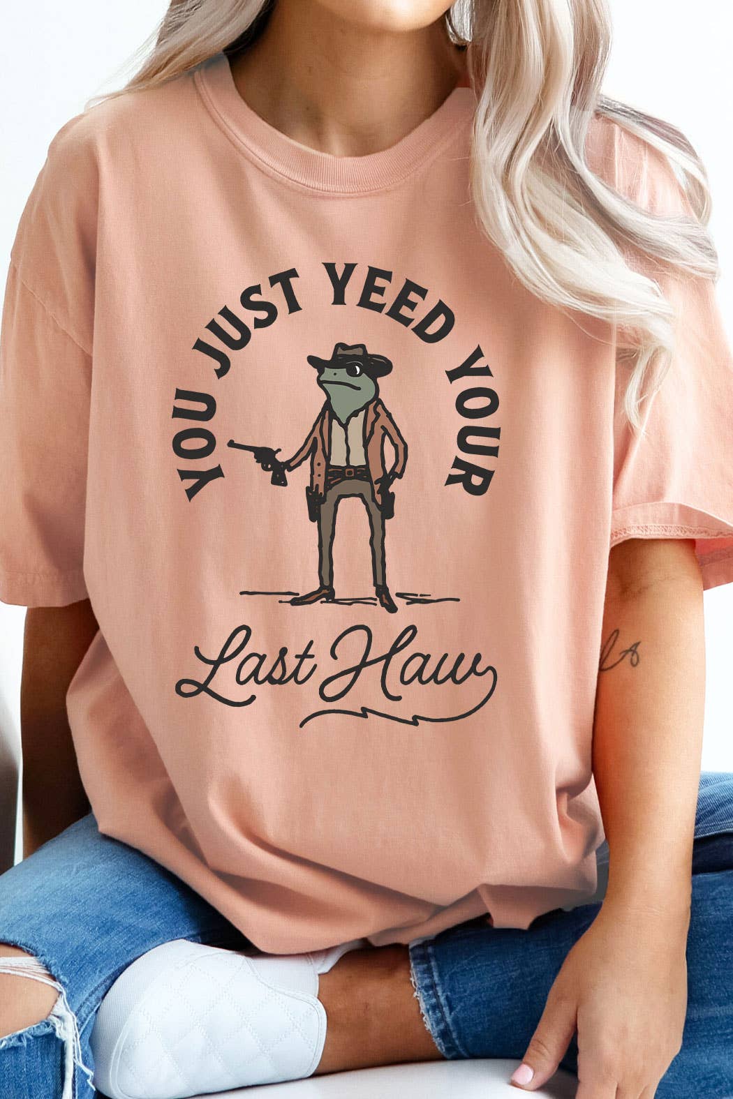 You Just Yeed Your Last Haw Comfort Colors Tee - Image 4